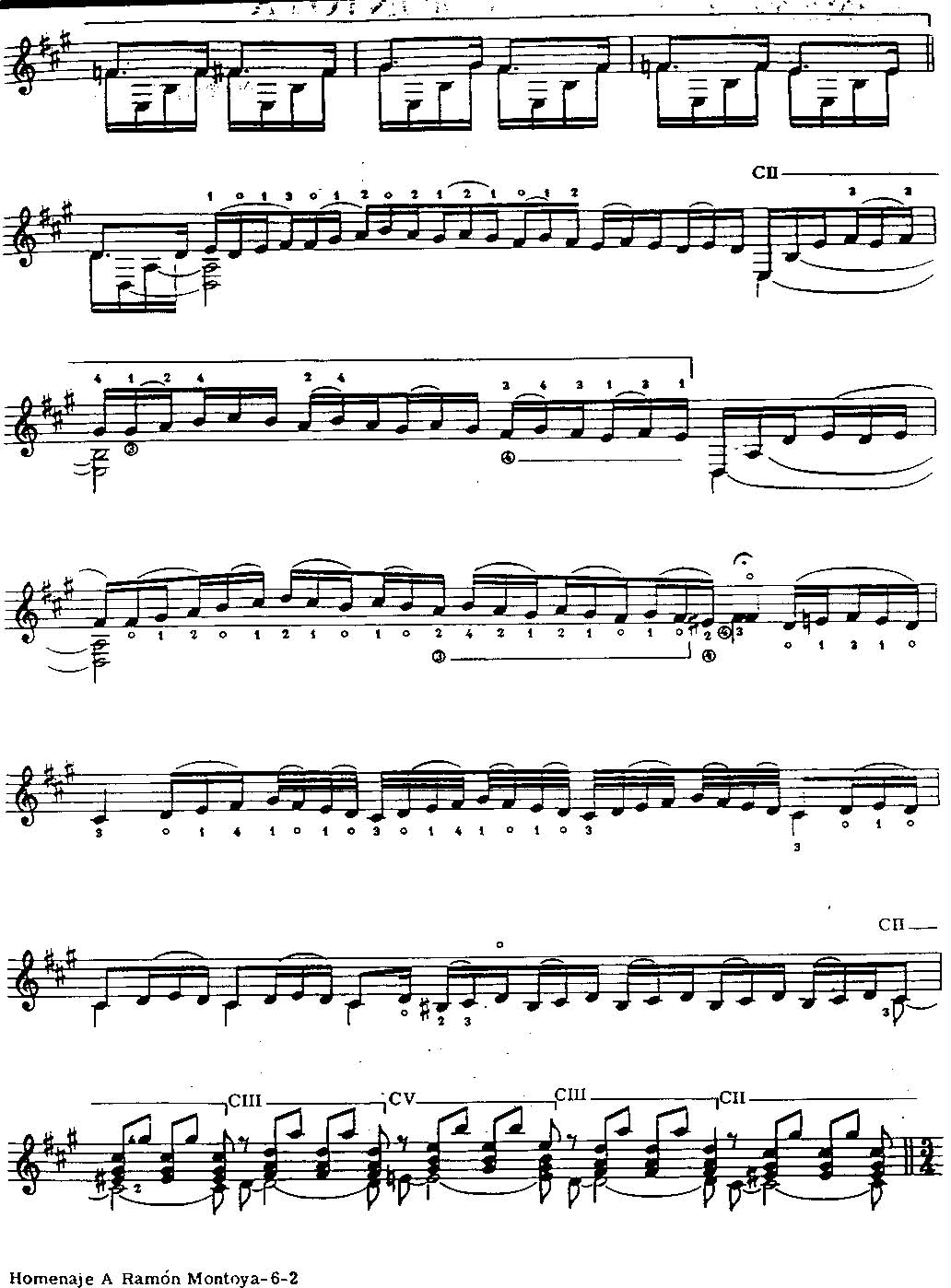 巜赞歌》笛子曲谱