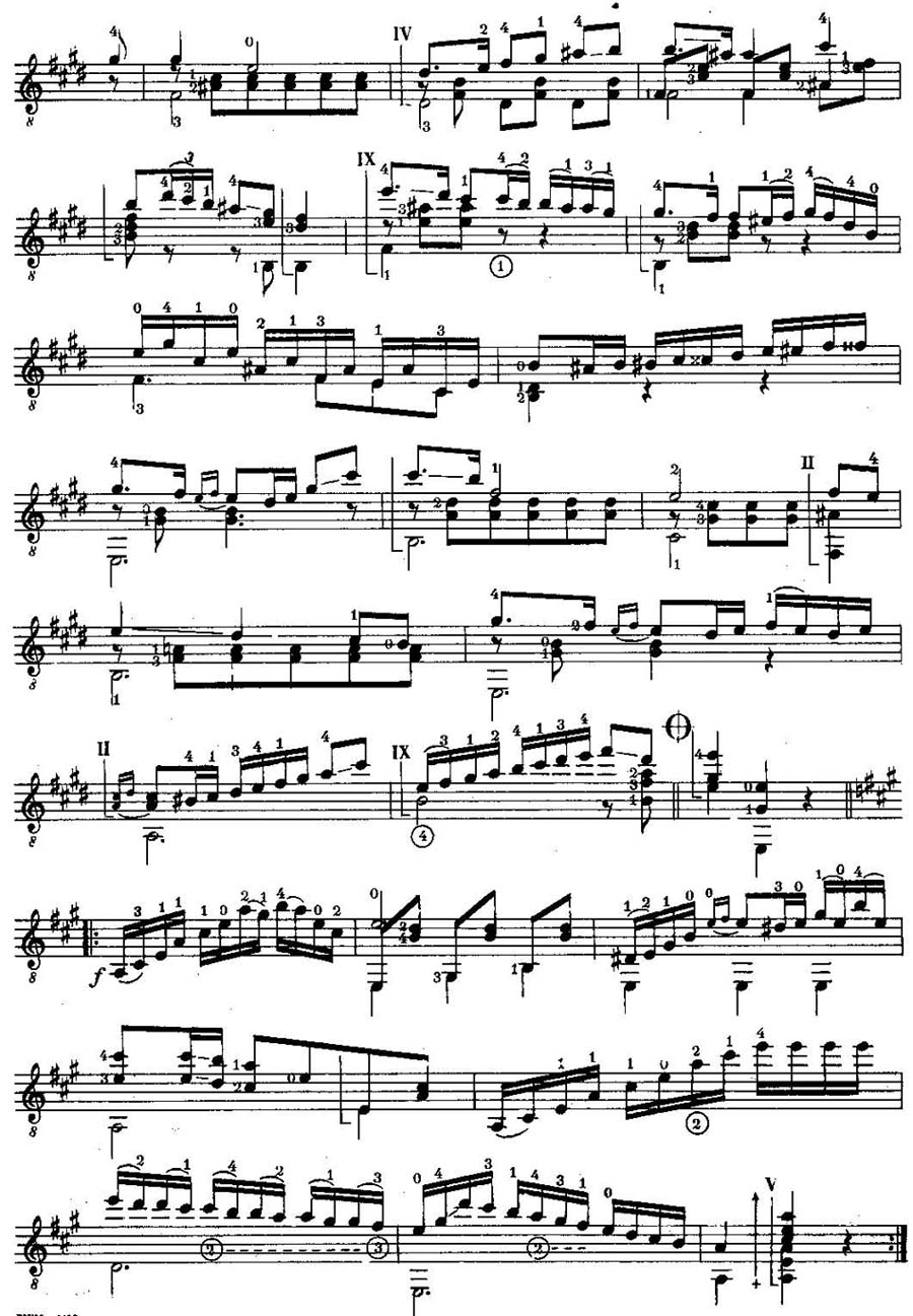 卡斯布罗卡集市简谱